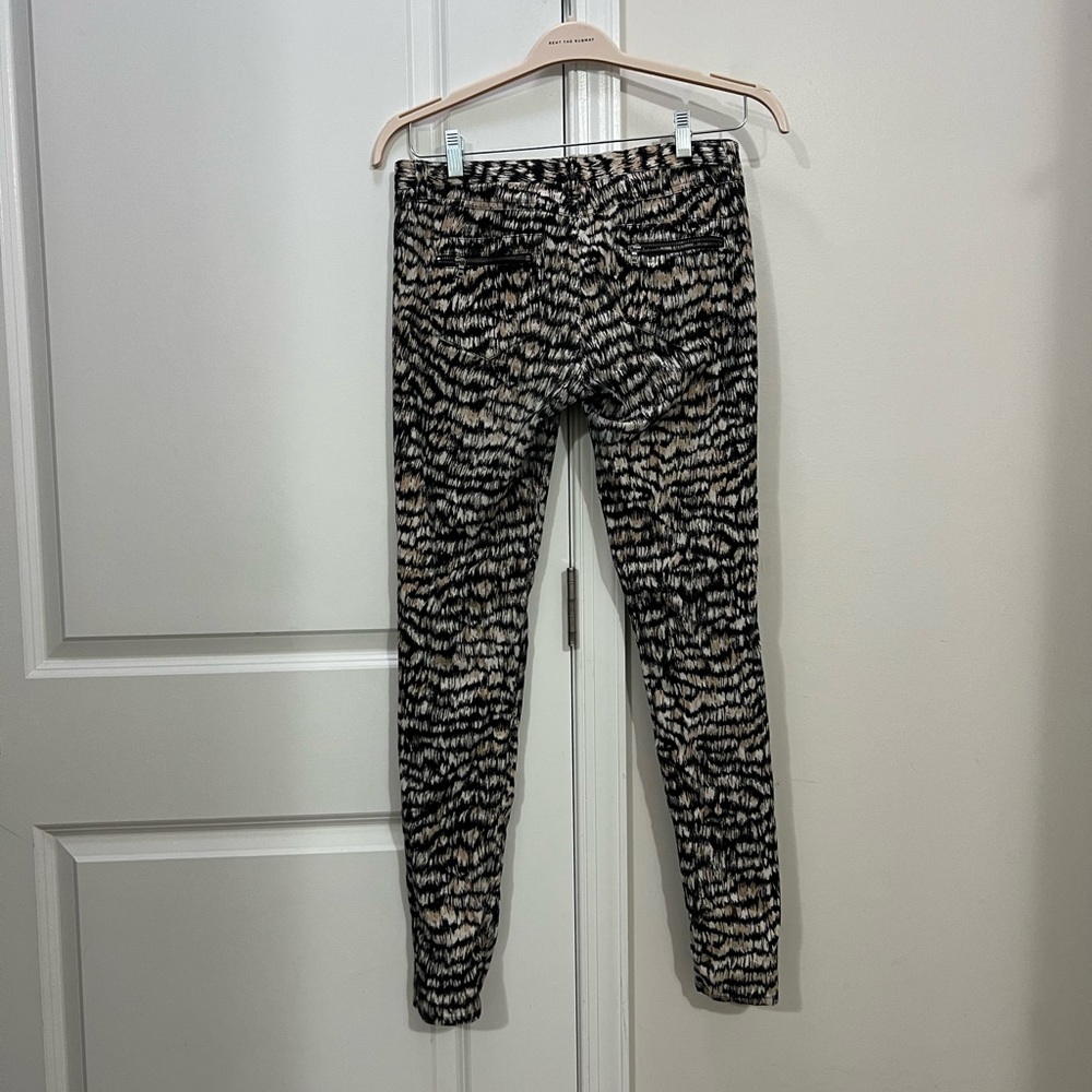 Club Monaco Multicolor Printed Skinny Pants Size 6 US - Picture 6 of 7